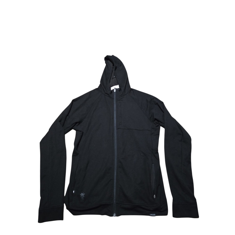 Cariloha Black Men's Comfort Zip Hoodie Bamboo Full Zip XL Activewear Jacket